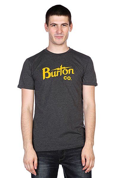 фото Футболка Burton Bolt Slim Heather True Black