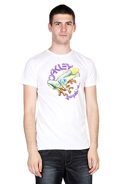 фото Футболка Oakley Rock The Frogskins Tee White