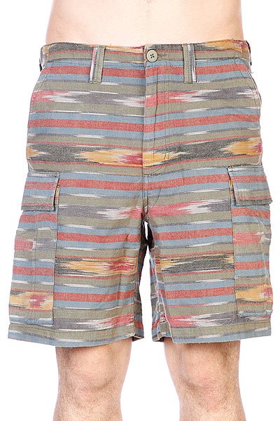 фото Шорты Burton Mns Cargo Short Cardinal Ikat