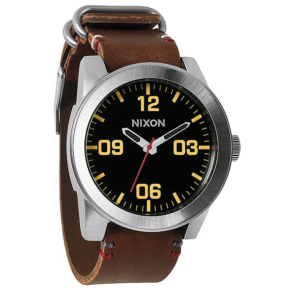 фото Часы Nixon Corporal Black/Brown