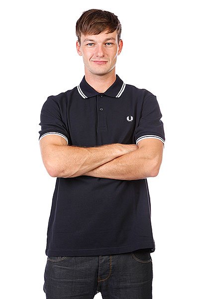 фото Поло Fred Perry Slim Fit Twin Tipped Navy