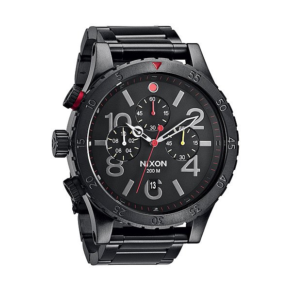 фото Часы Nixon 48-20 Chrono All Black/Multi