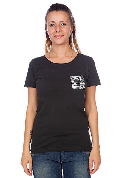 фото Футболка женская Roxy Pocket Tee B Phantom