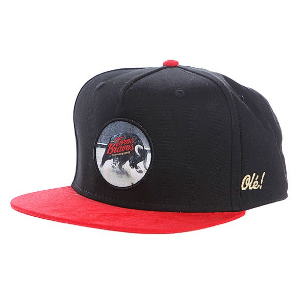 фото Бейсболка K1X Straight Up Snapback Cap Black/Red