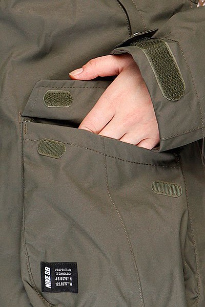 Купить куртку женскую Nike Sb Hudson Women Parka Khaki (615762-325