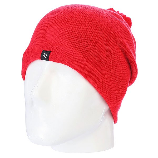 фото Шапка с помпоном Rip Curl Ultimate Cham Beannie Fluro Red