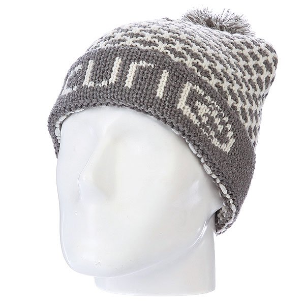 фото Шапка с помпоном женская Rip Curl Kitka Beanie. Nickel Marle