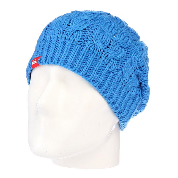 фото Шапка с помпоном детская Quiksilver Planter Youth Beanie Brillant Blue