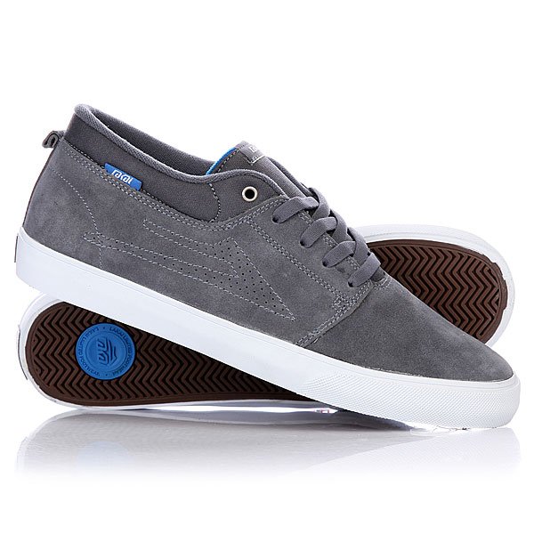 фото Кеды кроссовки низкие Lakai Marc Castlerock Suede Grey