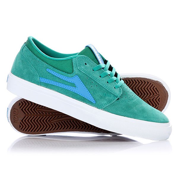 фото Кеды кроссовки низкие Lakai Griffin Green/Blue