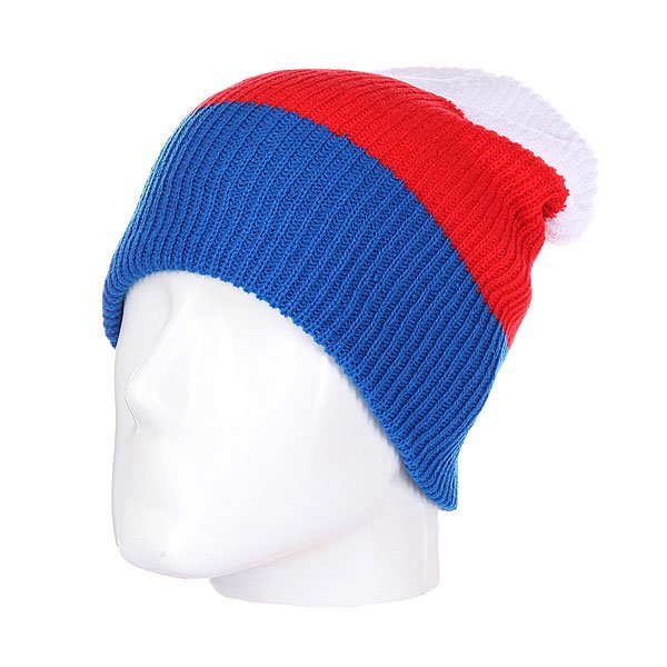 фото Шапка носок Neff Trio Blue/Red/White