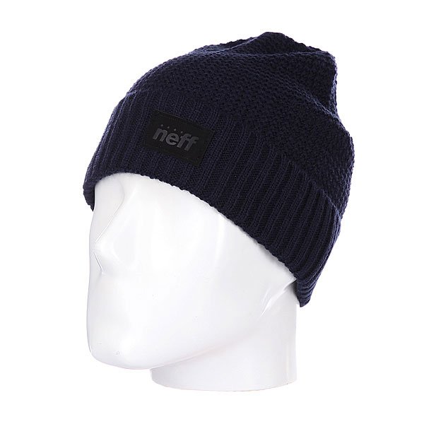 фото Шапка с помпоном Neff Therm Navy