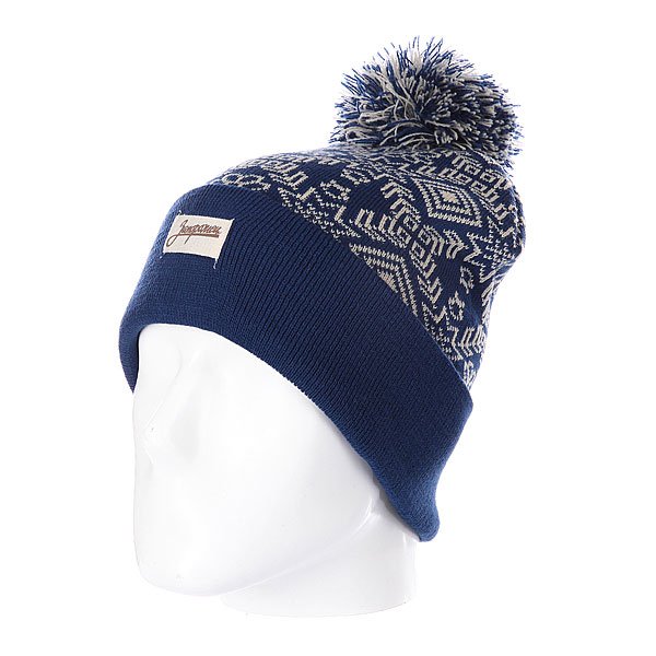 фото Шапка с помпоном Запорожец Carpatians Beanies Navy