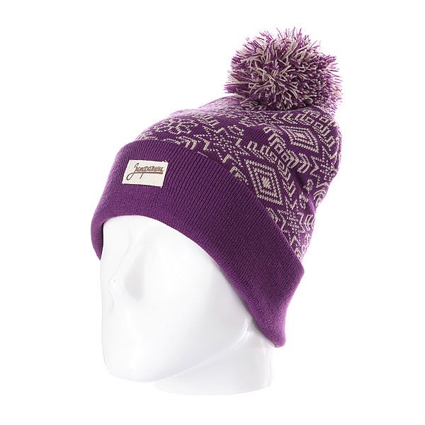 фото Шапка с помпоном Запорожец Carpatians Beanies Purple