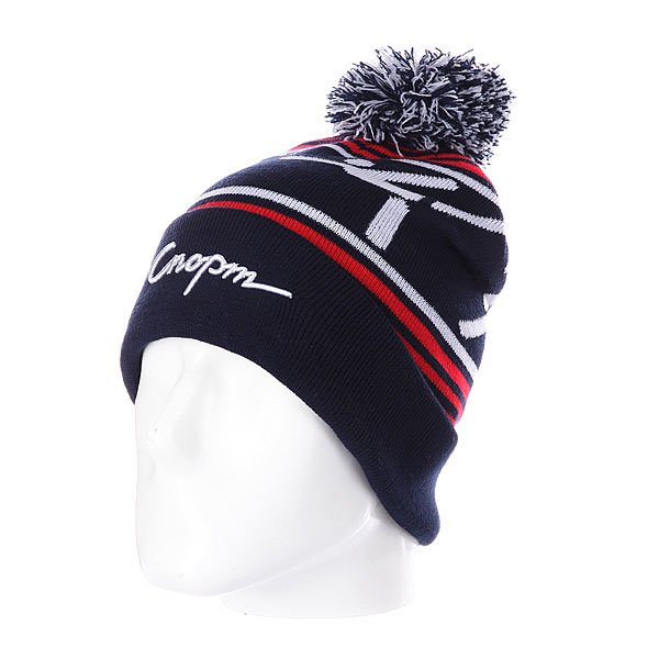 фото Шапка с помпоном Запорожец Sport Beanies Navy