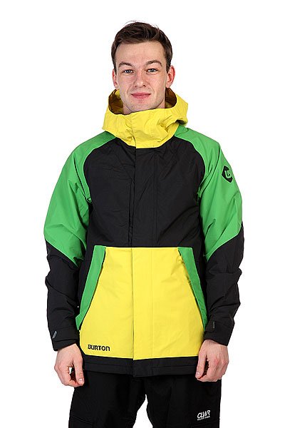 фото Куртка Burton Mb Hilltop Jk True Black Colorblock