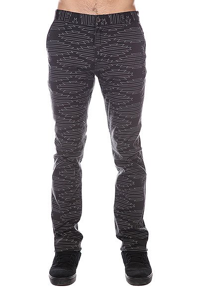 

Штаны прямые Etnies Classic Slim Chino Pant Black/Grey