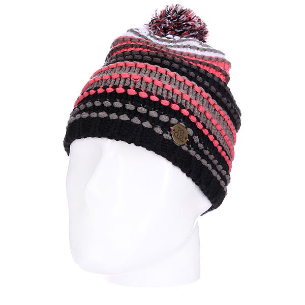 фото Шапка с помпоном женская Rip Curl Seiland Beanie Sunkist Coral