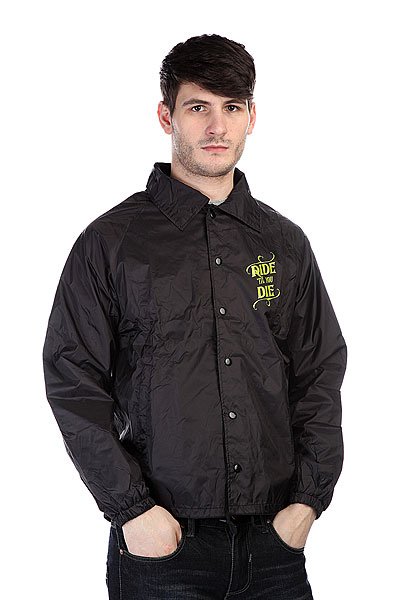 фото Ветровка Creature Ride Til You Die Coach Windbreaker Black