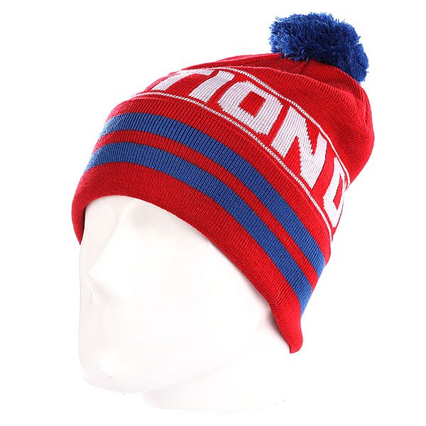 фото Шапка с помпоном K1X Team Noh Bomel Beanie Red / Navy