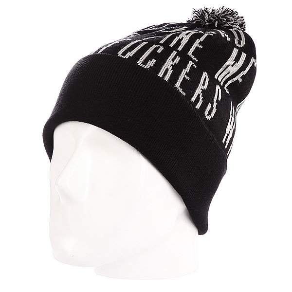 фото Шапка с помпоном K1X Ball So Hard Bommel Beanie Black