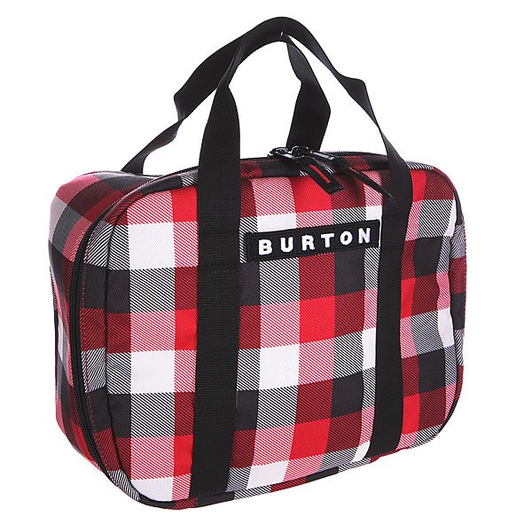 фото Сумка Burton Lunch Box Buffalo Plaid Crimson Dark Grey