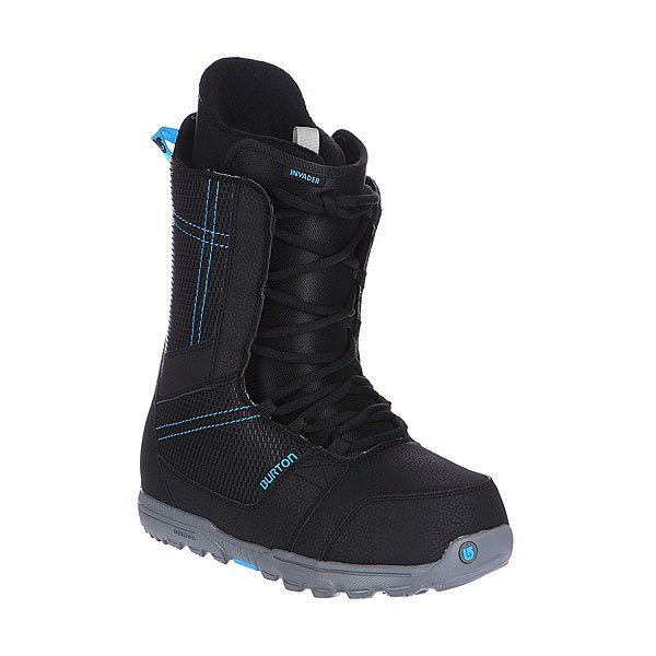 фото Ботинки для сноуборда Burton Invader Black/Cyan