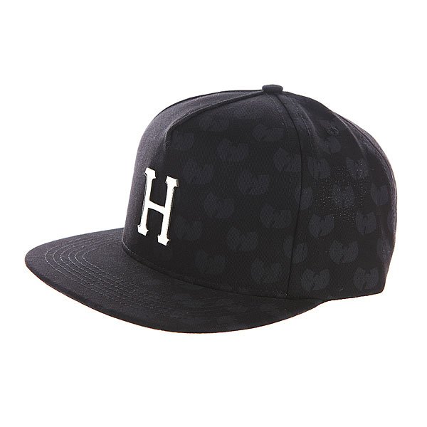 фото Бейсболка Huf X Wutang Metal H Snap Back Black