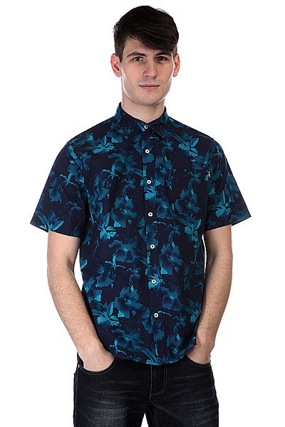 фото Рубашка Huf Floral S/S Woven Navy Floral
