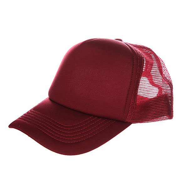 фото Бейсболка с сеткой TrueSpin Basic Trucker Burgundy