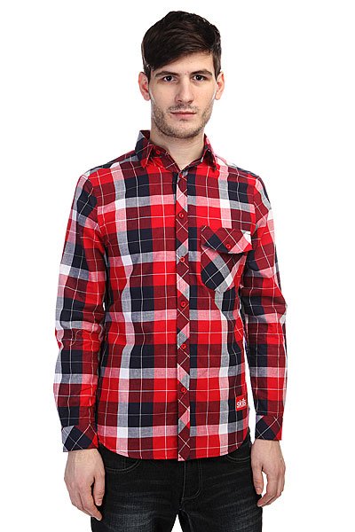 фото Рубашка в клетку Skills Check Shirt Red