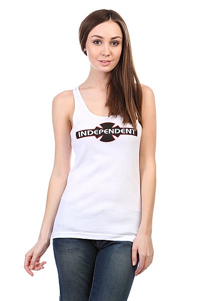 фото Майка женская Independent O.g.b.c. Racer Back Tank White