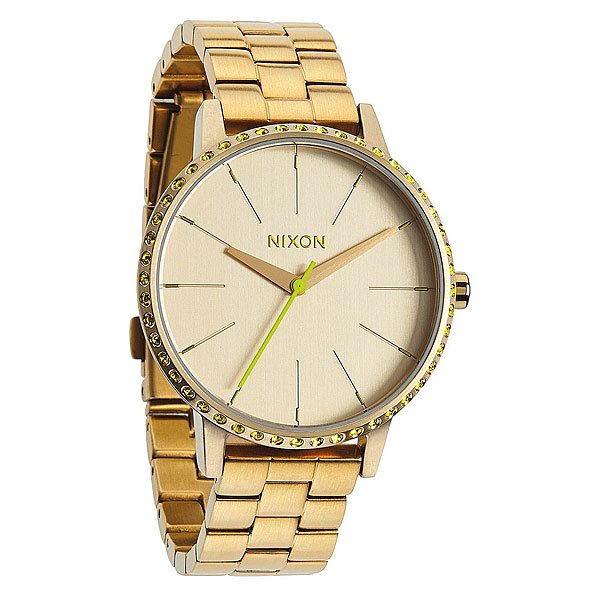 фото Часы женские Nixon Kensington All Gold/Neon Yellow