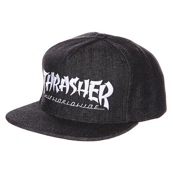 фото Бейсболка Huf X Thrasher Asia Tour Snapback Black