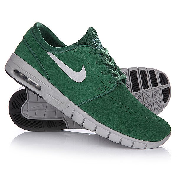 Nike Stefan Janoski Max L Gorge Green Metallic Silver Clear Water 685299 304 Proskater.ru