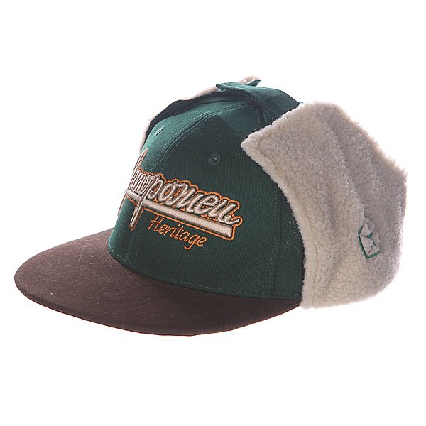 фото Бейсболка Запорожец Dog-Ears Snapback Embroidery Green