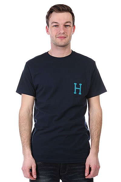 фото Футболка Huf Classic H Pocket Navy