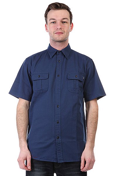 фото Рубашка Huf Huf Twill Work Shirt Navy