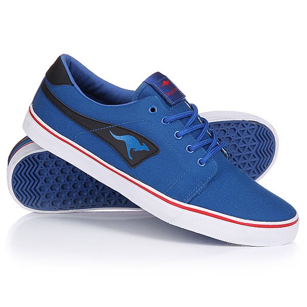 фото Кеды кроссовки низкие Kangaroos Jeffrey Canvas Royal Blue/Black