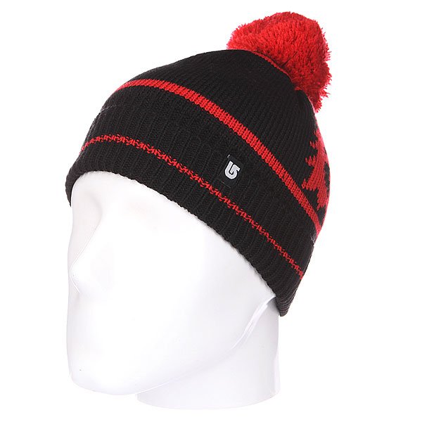 фото Шапка с помпоном детская Burton Mini Beanie True Black