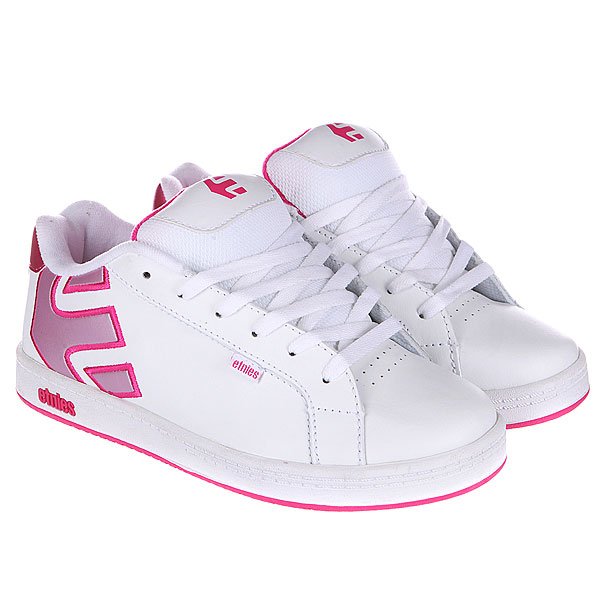 Etnies Fader White Pink Pink