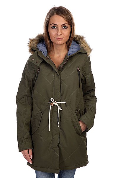 фото Куртка парка женская Burton Wb Barge Jkt Olive Night