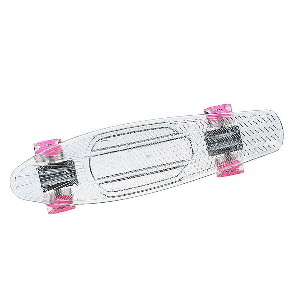 

Скейт мини круизер Sunset Princess Complete Clear Deck Pink Wheels 6 x 22 (55.9 см)