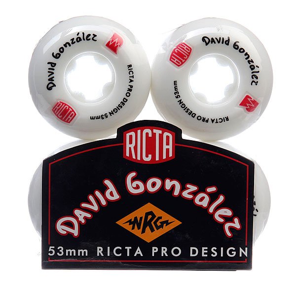 фото Колеса для скейтборда для скейтборда Ricta David Gonzalez Pro Nrg White 81B 53 mm