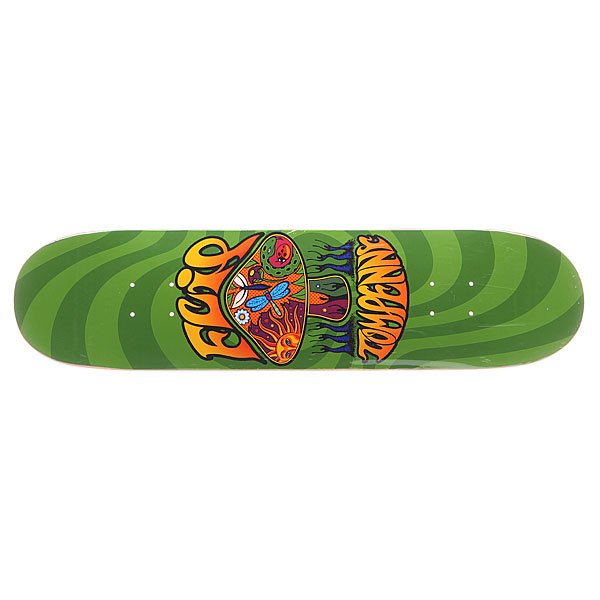 фото Дека для скейтборда для скейтборда Flip S5 Penny Love Shroom Green 31.63 x 7.75 (19.7 см)