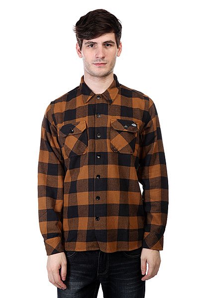 фото Рубашка в клетку Dickies Sacramento Brown