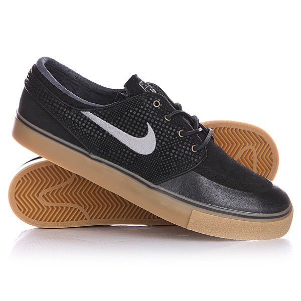 Nike Zoom Stefan Janoski Pr Se Black Medium Grey Gym Light Brown Anthracite