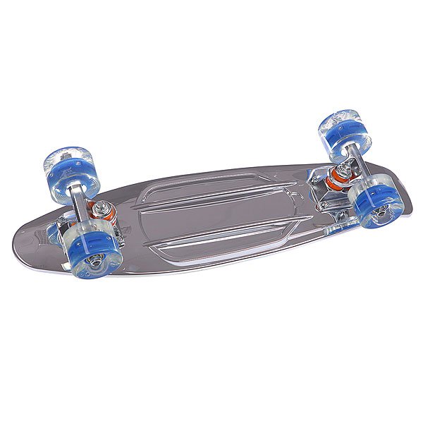 

Скейт мини круизер Sunset Silver Complete Metallic Silver/Blue 22 (55.9 см)