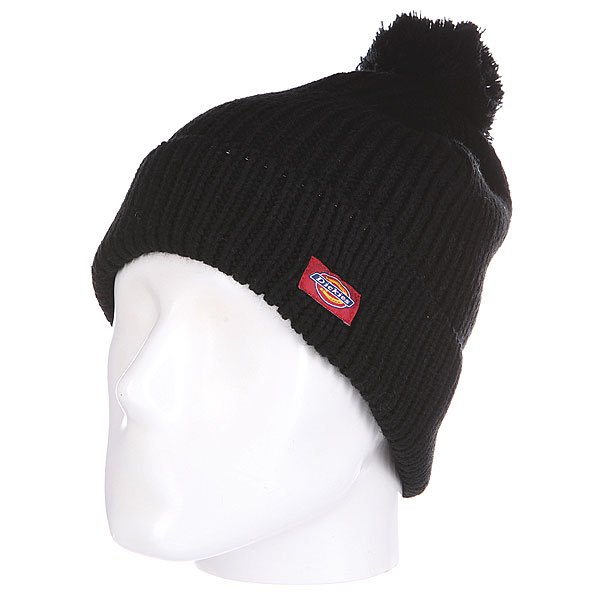 фото Шапка с помпоном Dickies Lenwood Hat Black