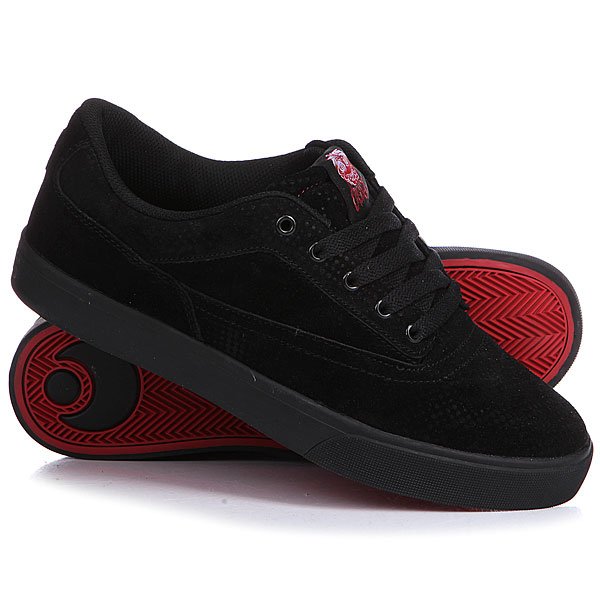 фото Кеды кроссовки низкие Osiris Caswell Vlc Black/Red/Dpi